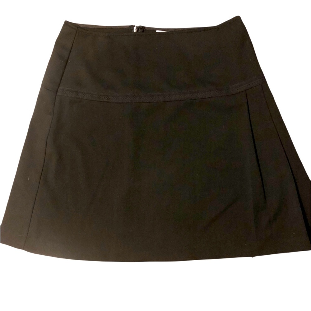 WHBM Black A-Line Skirt